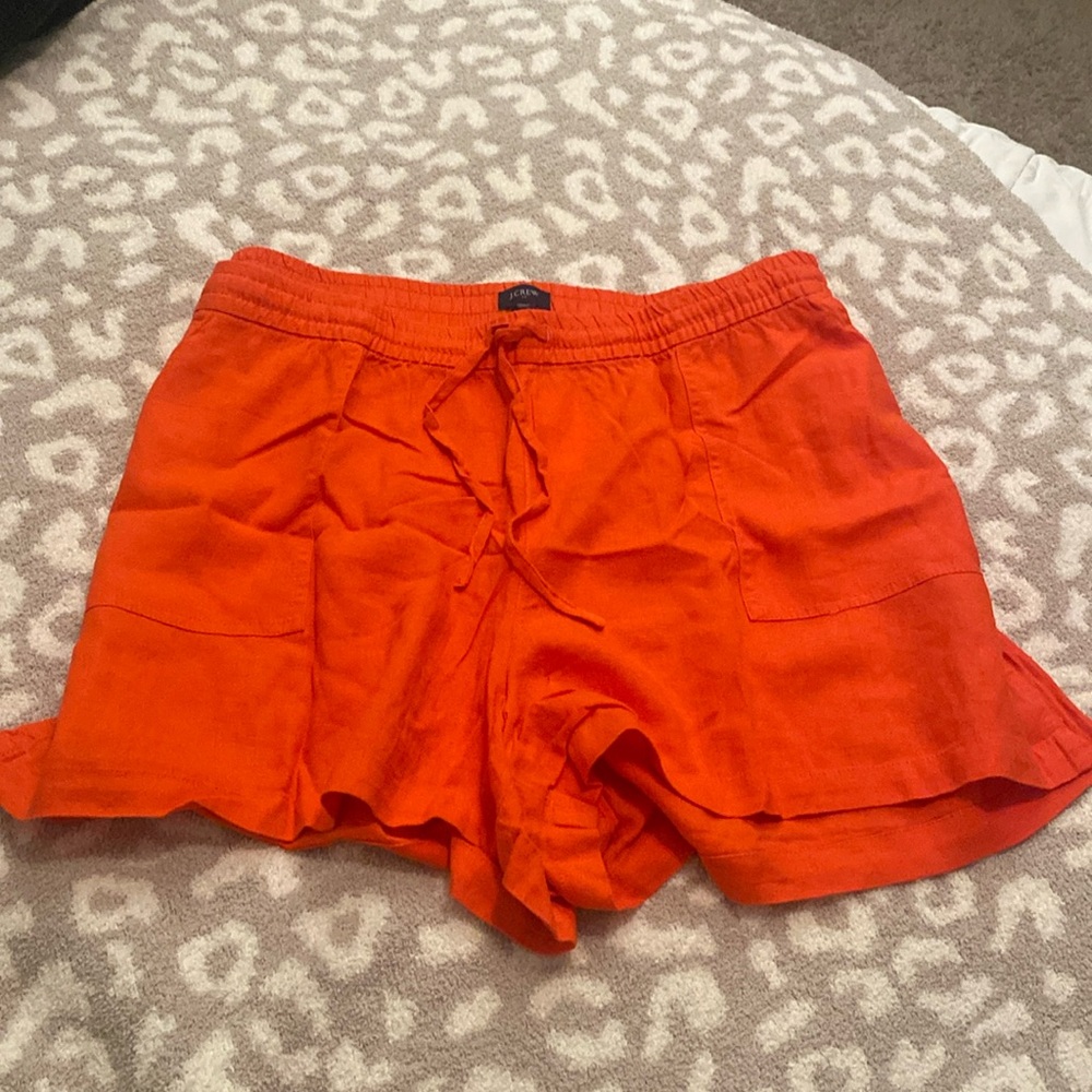 NWT J. Crew linen blend shorts